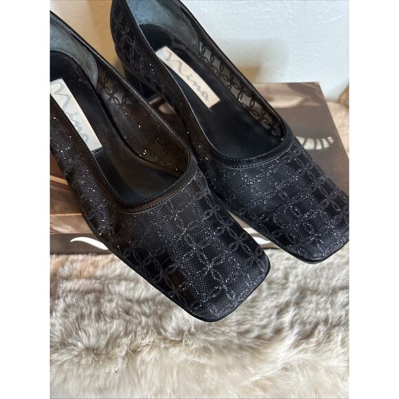 Nina Samson Trell Mesh Black Women's Low Heel Shoe Size US 8.5‎ M Original Box - Picture 7 of 11